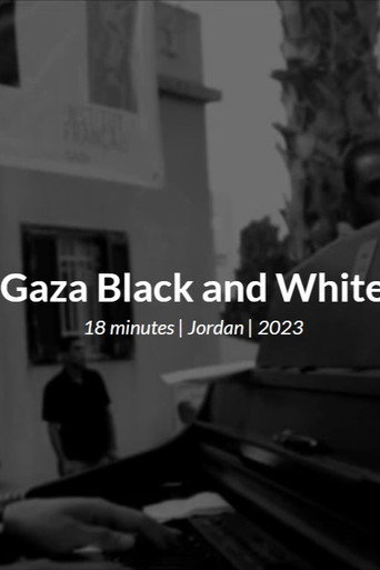 Póster de Gaza Black and White
