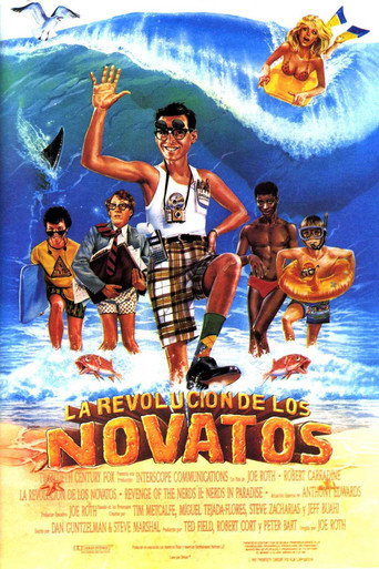 Póster de La venganza de los nerds II: Los nerds en el paraíso
