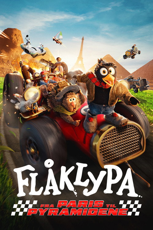 Póster de Flåklypa - fra Paris til Pyramidene