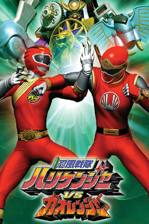 Póster de 忍風戦隊ハリケンジャーVSガオレンジャー