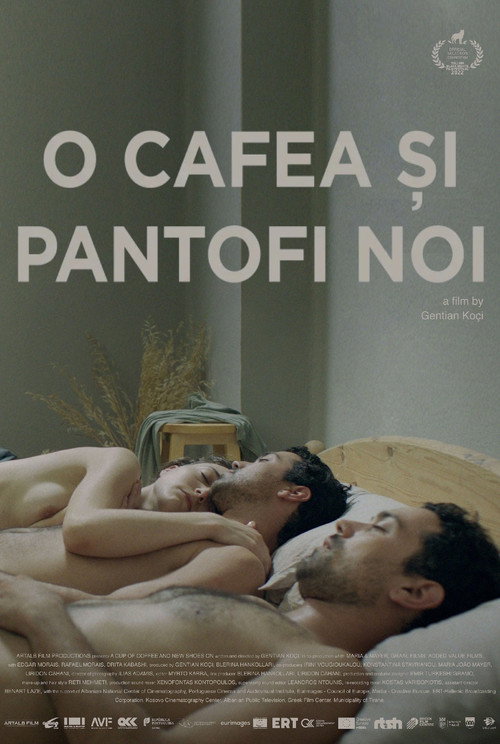 Póster de Një filxhan kafe dhe këpucë të reja veshur