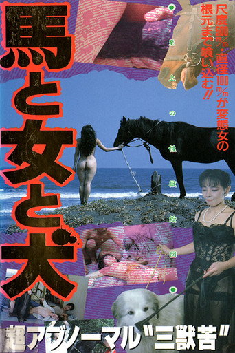 Póster de 馬と女と犬