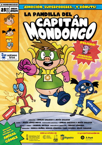 Póster de La pandilla del Capitán Mondongo