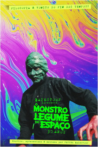 Póster de Baiestorf Apresenta O Monstro Legume do Espaço 30 Anos