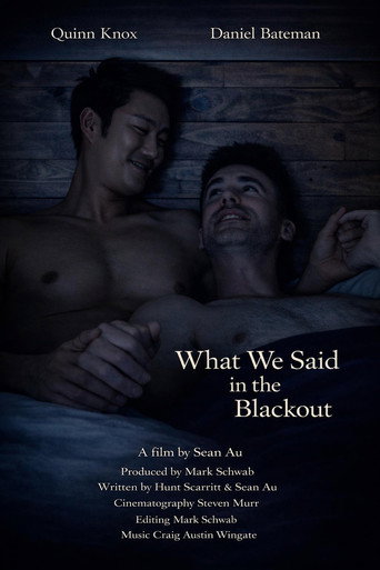 Póster de What We Said in the Blackout