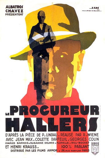 Póster de Le procureur Hallers
