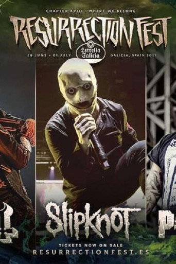 Póster de Slipknot - Live at Resurrection Fest EG 2023