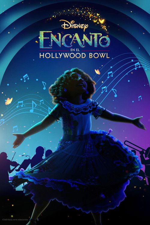 Póster de Encanto en el Hollywood Bowl