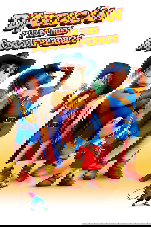 Póster de D'Artacán y los tres mosqueperros