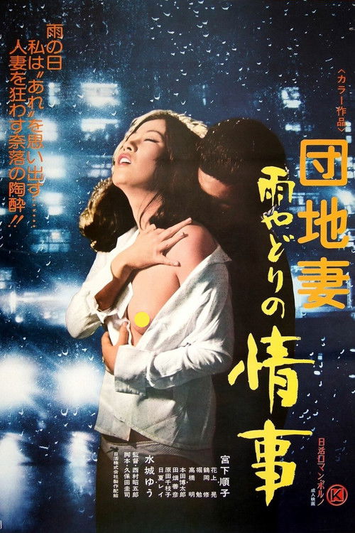 Póster de 団地妻　雨やどりの情事