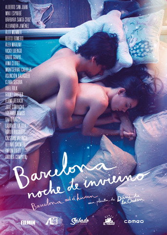 Póster de Barcelona, nit d'hivern