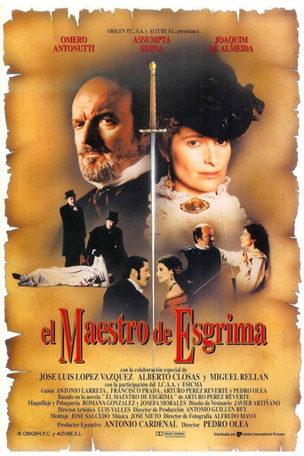 Póster de El maestro de esgrima