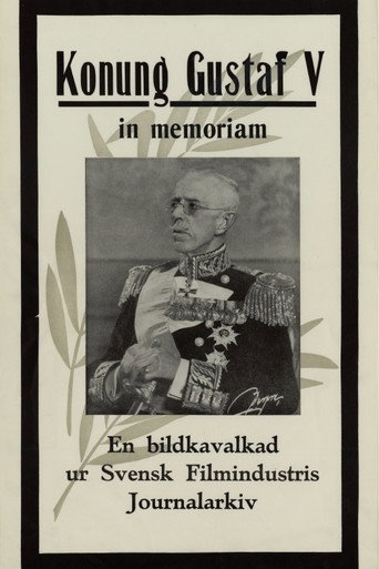 Póster de Konung Gustaf V in memoriam