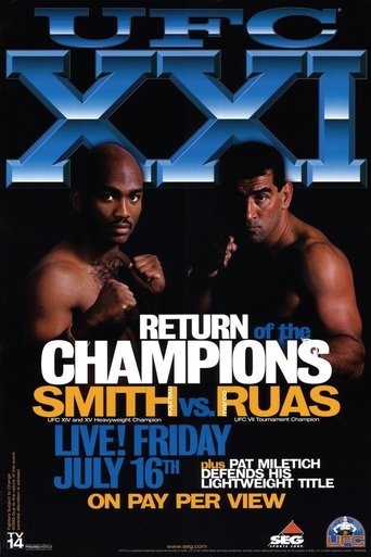 Póster de UFC 21: Return Of The Champions