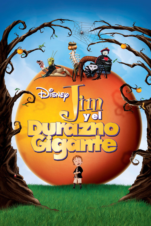 Póster de Jim y el durazno gigante