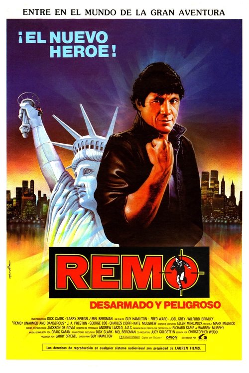 Póster de Remo, desarmado y peligroso