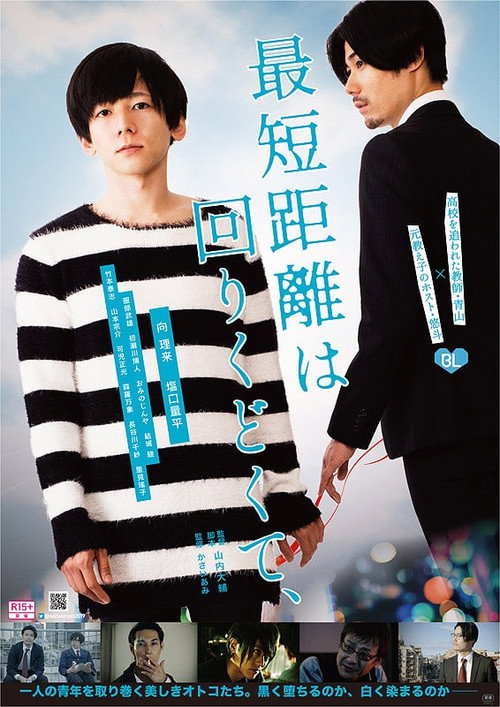 Póster de 最短距離は回りくどくて