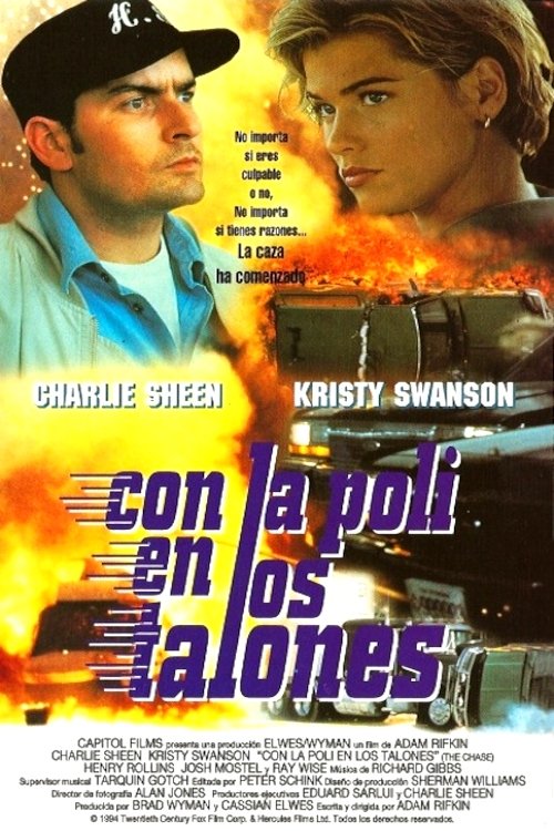 Póster de Con la poli en los talones