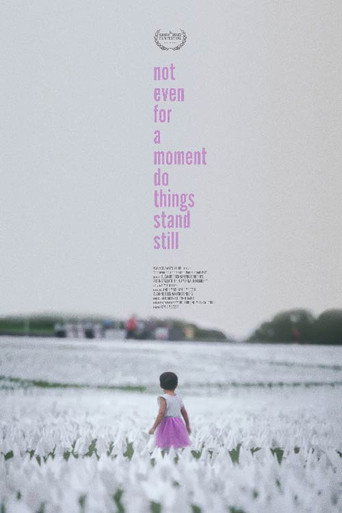 Póster de not even for a moment do things stand still