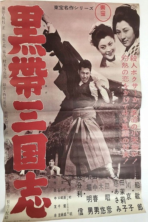 Póster de 黒帯三国志