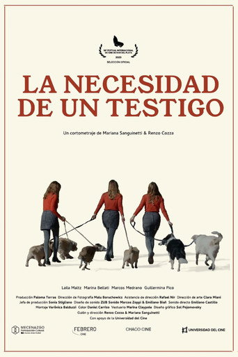 Póster de La necesidad de un testigo