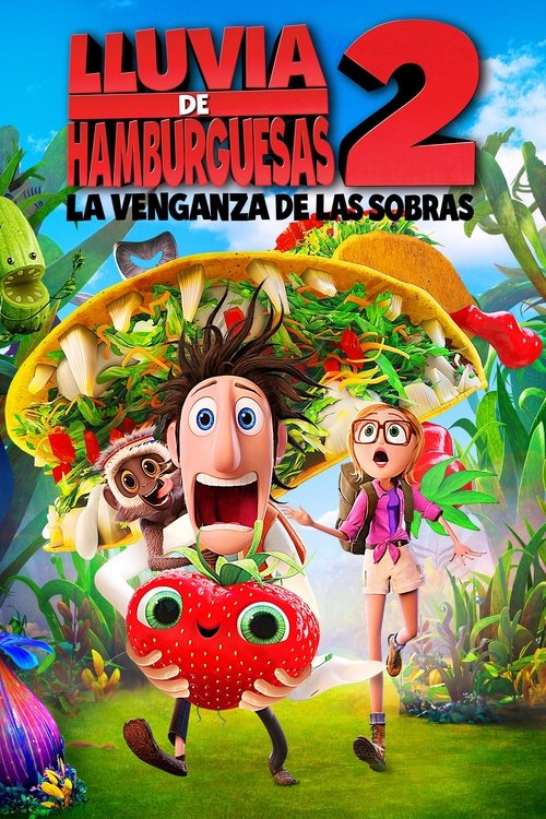 Póster de Lluvia de Hamburguesas 2: La Venganza de las Sobras