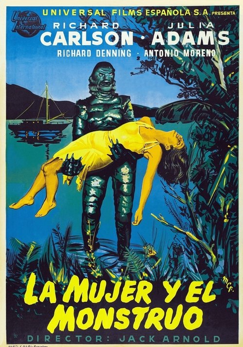 Póster de El monstruo de la laguna negra