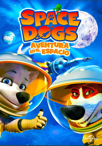 Póster de Perros Espaciales: Aventura a la Luna