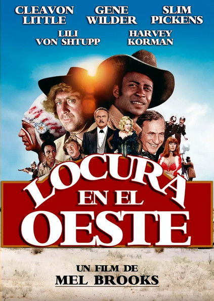 Póster de Locura en el oeste