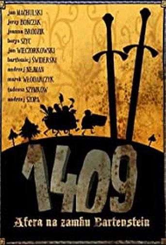 Póster de 1409. Afera na zamku Bartenstein