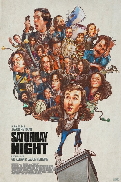 Póster de Saturday Night: La noche que cambió la comedia