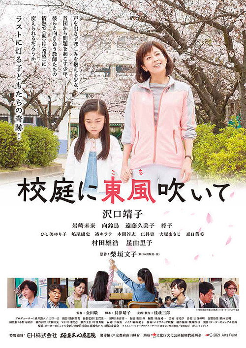 Póster de 校庭に東風吹いて