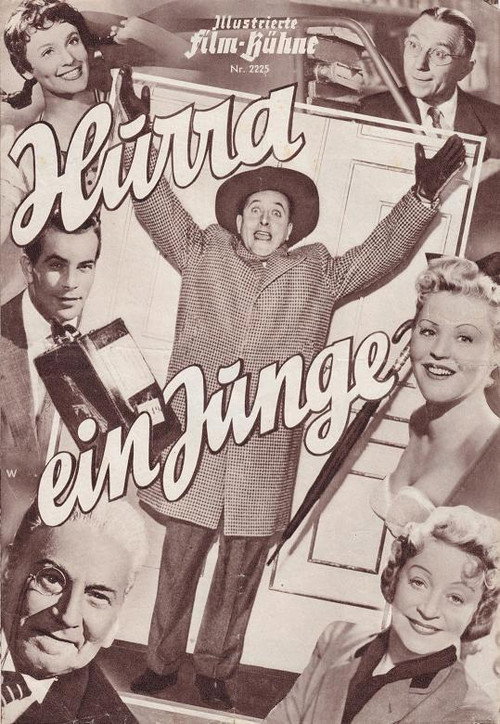 Póster de Hurra - ein Junge!