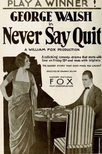 Póster de Never Say Quit