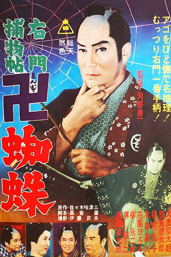 Póster de 右門捕物帖 卍蜘蛛