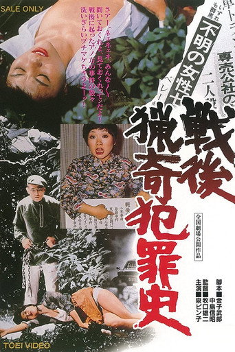 Póster de 戦後猟奇犯罪史