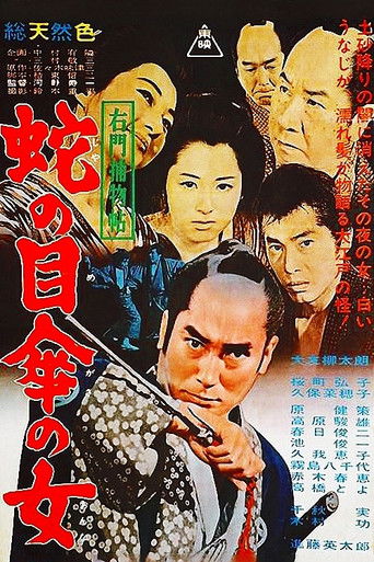 Póster de 右門捕物帖 蛇の目傘の女