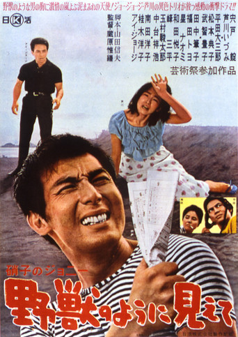 Póster de 硝子のジョニー　野獣のように見えて