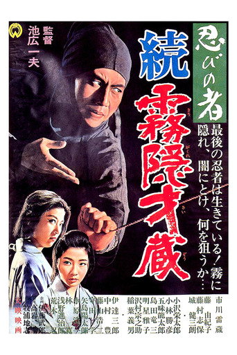 Póster de 忍びの者 続・霧隠才蔵
