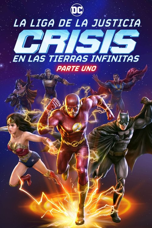 Póster de Liga de la Justicia: Crisis en Tierras Infinitas - Parte 1