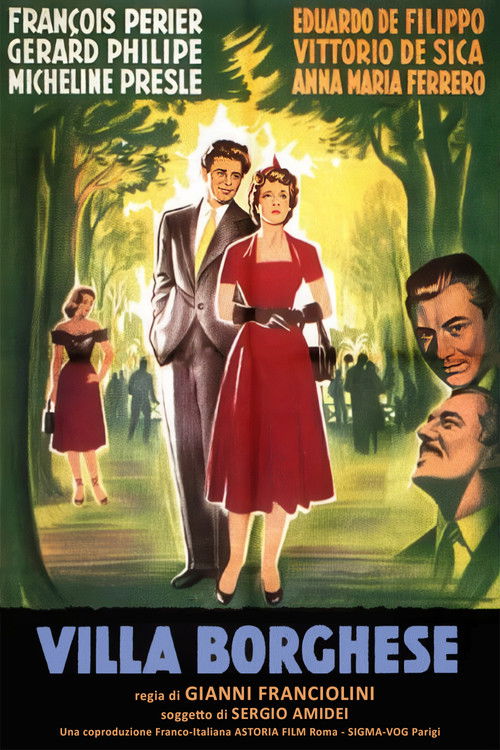 Póster de Les Amants de Villa Borghese