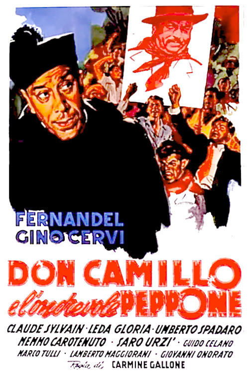 Póster de Don Camillo e l'onorevole Peppone