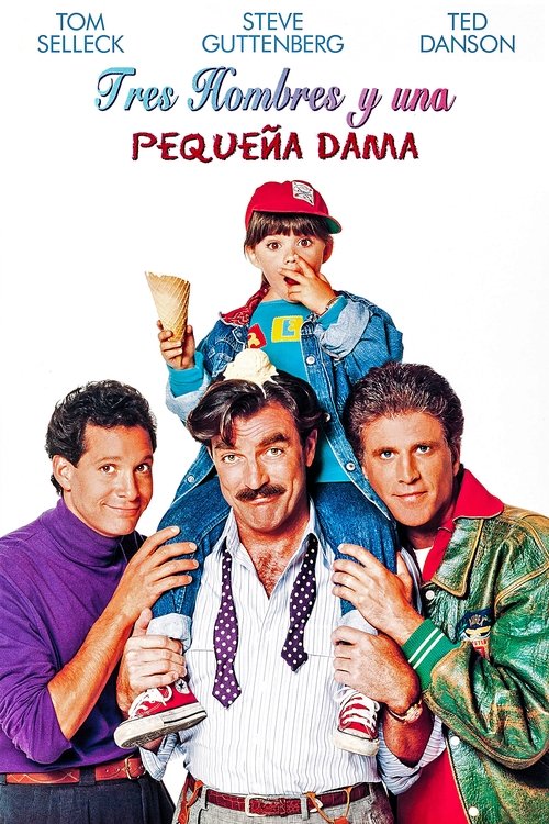 Póster de Tres hombres y una pequeña dama