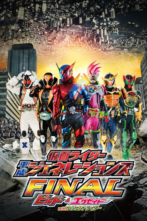 Póster de 仮面ライダー平成ジェネレーションズFINAL ビルド＆エグゼイドwithレジェンドライダー