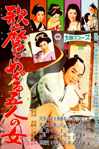 Póster de 歌麿をめぐる五人の女