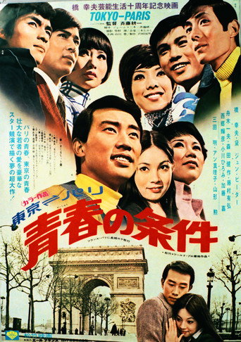 Póster de 東京－パリ　青春の条件
