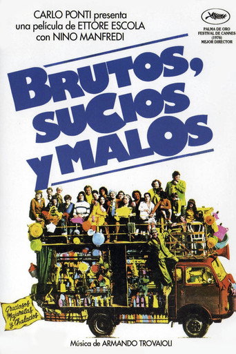 Póster de Feos, sucios y malos