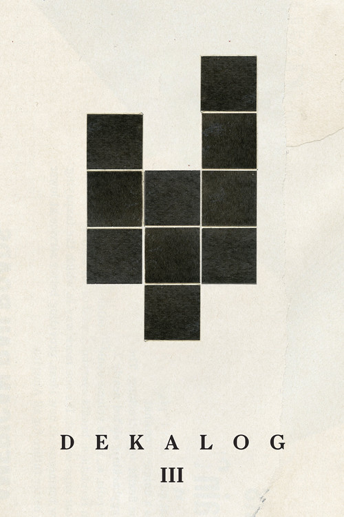 Póster de Dekalog, trzy