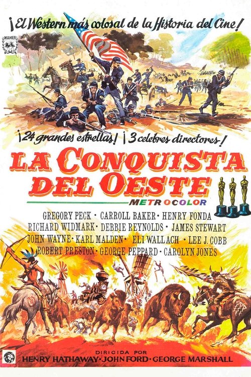 Póster de La conquista del oeste