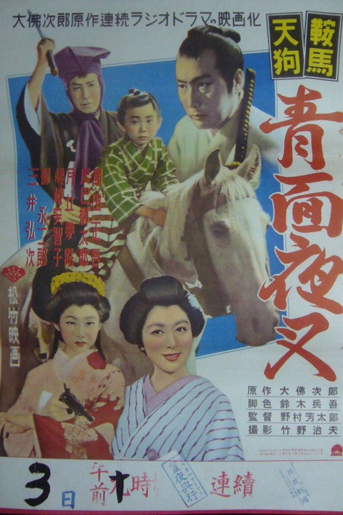 Póster de 鞍馬天狗 青面夜叉